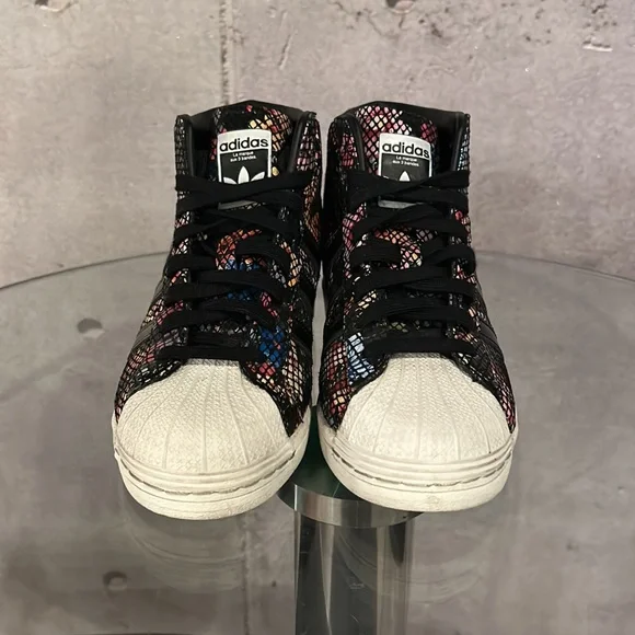 ADIDAS SUPERSTAR UP “Floral Twist” Lace Wedge Sneakers - FW3699 - Picture 5 of 7